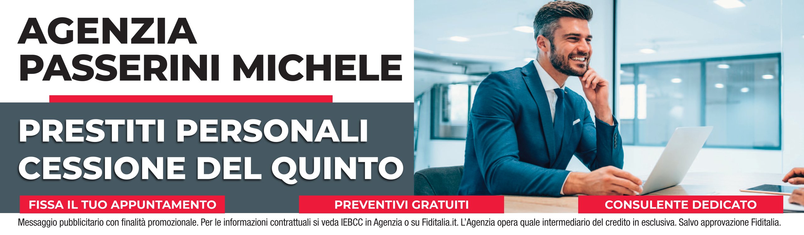 Contatti Agenzia Michele Passerini filiali Fiditalia - Prestiti personali, Cessione del quinto